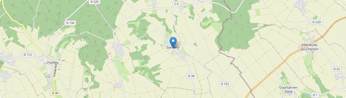 Sormery - Carte