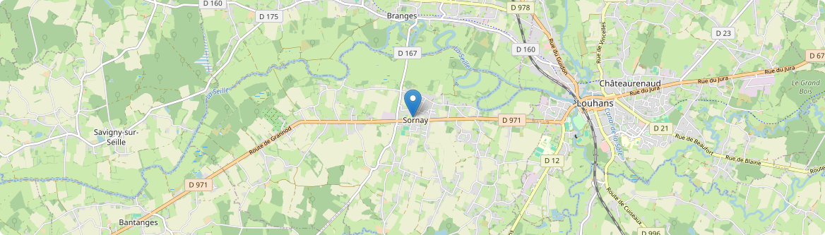 Sornay - Carte