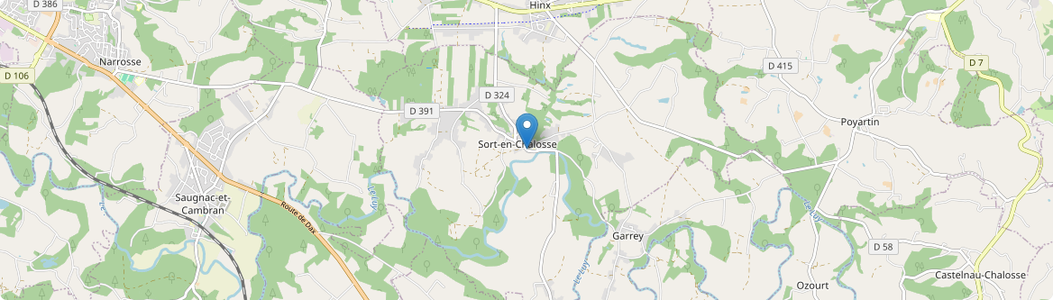 Sort-en-Chalosse - Carte