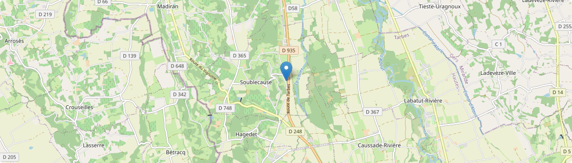Soublecause - Carte