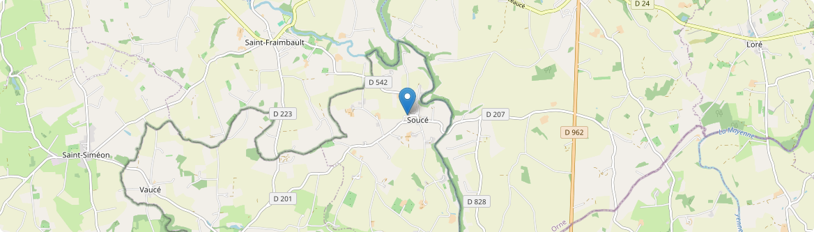Soucé - Carte