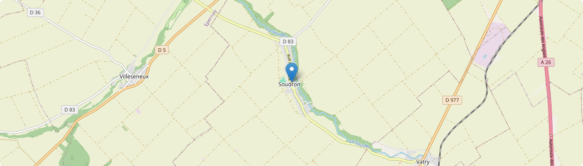 Soudron - Carte