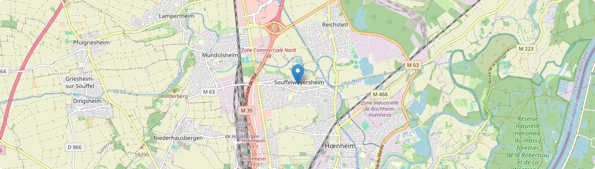 Souffelweyersheim - Carte