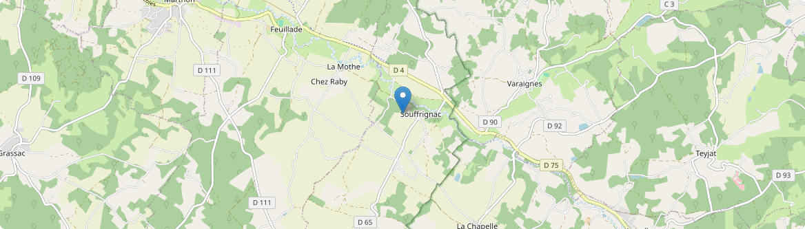 Souffrignac - Carte