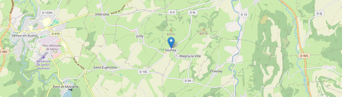 Souhey - Carte