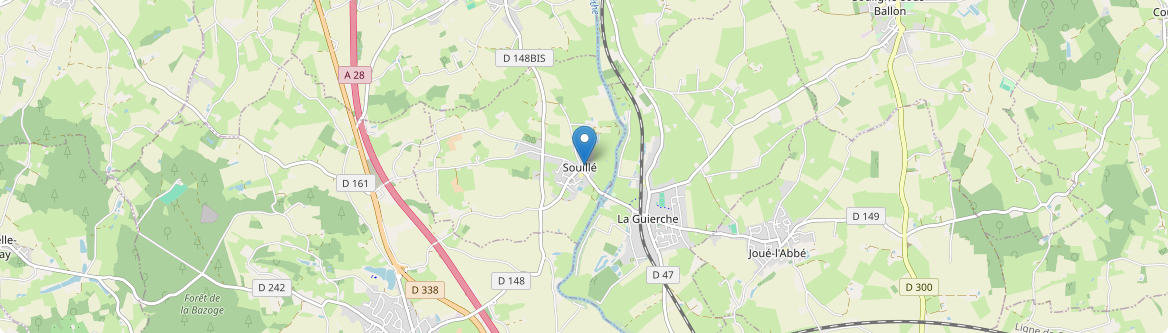 Souillé - Carte