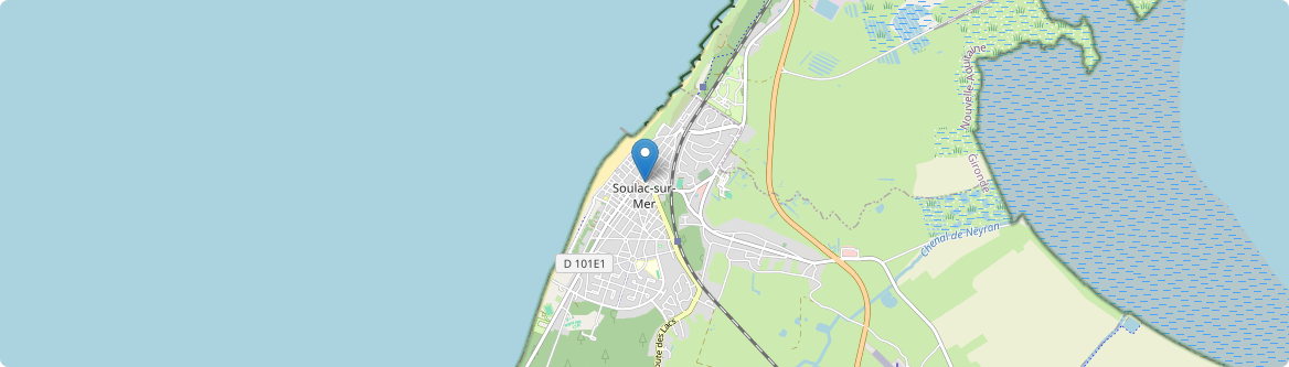 Soulac-sur-Mer - Carte