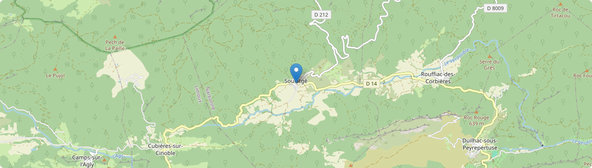 Soulatgé - Carte