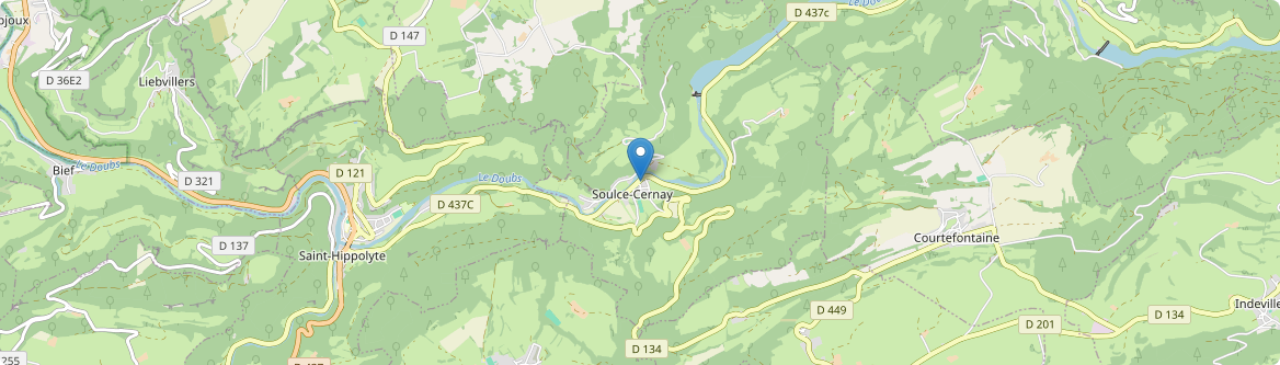Soulce-Cernay - Carte