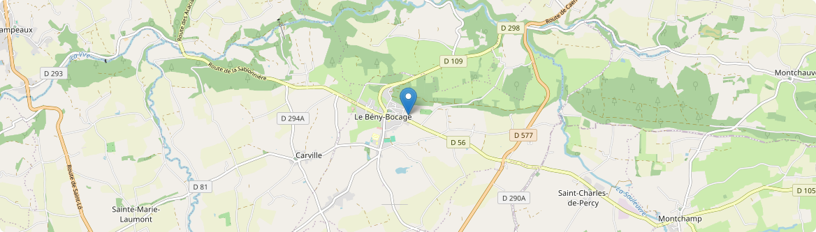 Souleuvre en Bocage - Carte