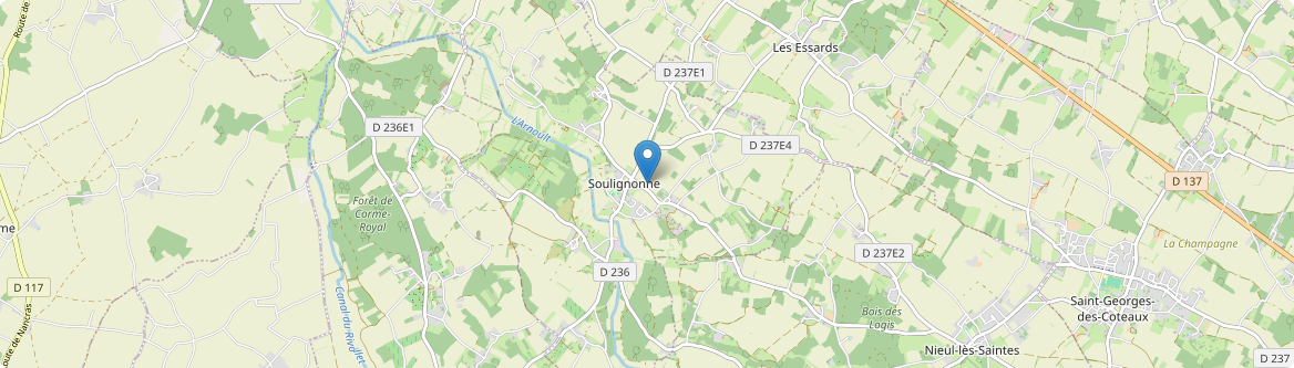Soulignonne - Carte