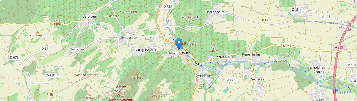 Soultz-les-Bains - Carte