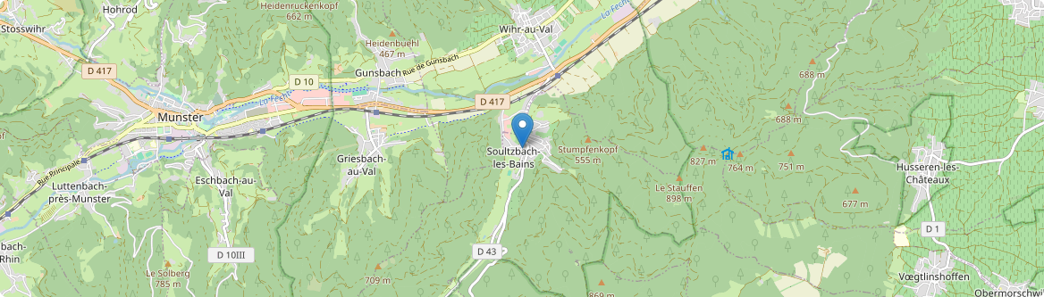 Soultzbach-les-Bains - Carte