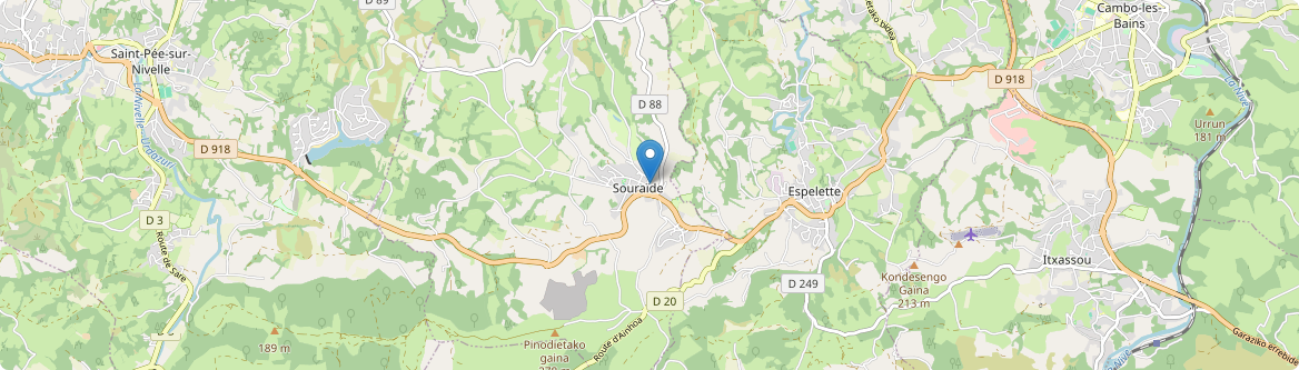 Souraïde - Carte