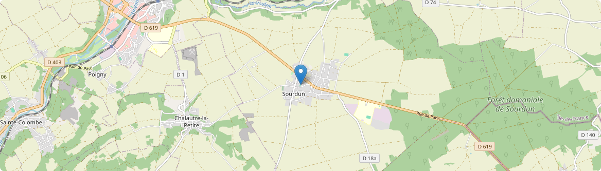 Sourdun - Carte