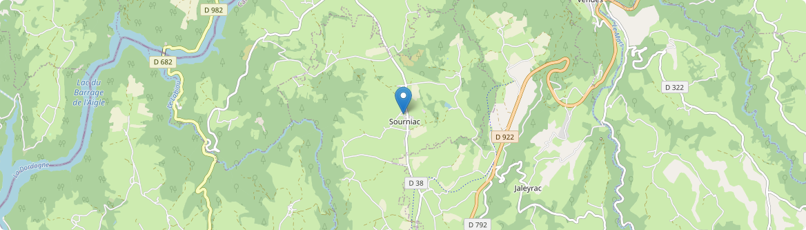 Sourniac - Carte