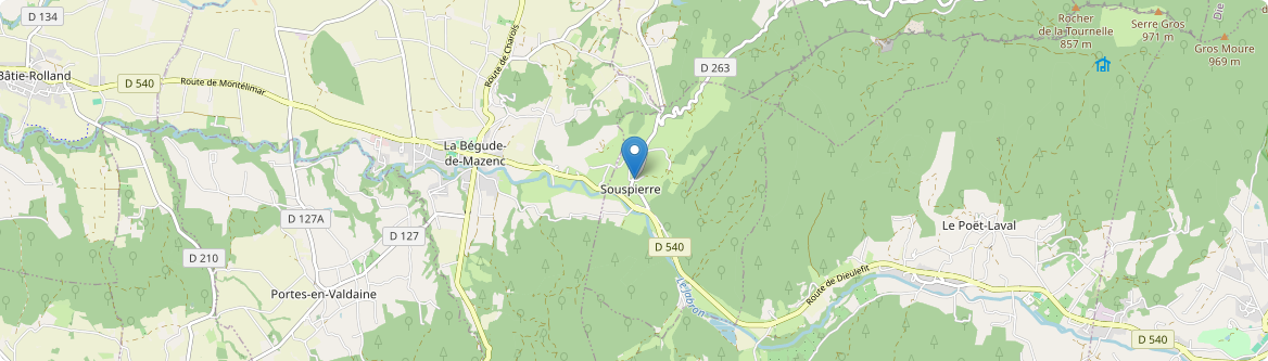 Souspierre - Carte