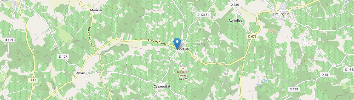 Soussac - Carte