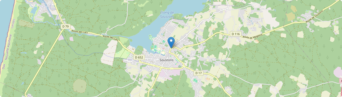 Soustons - Carte