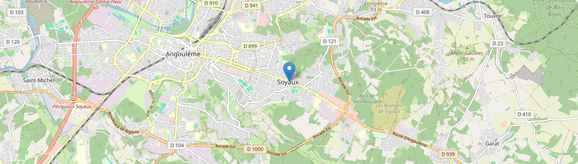 Soyaux - Carte