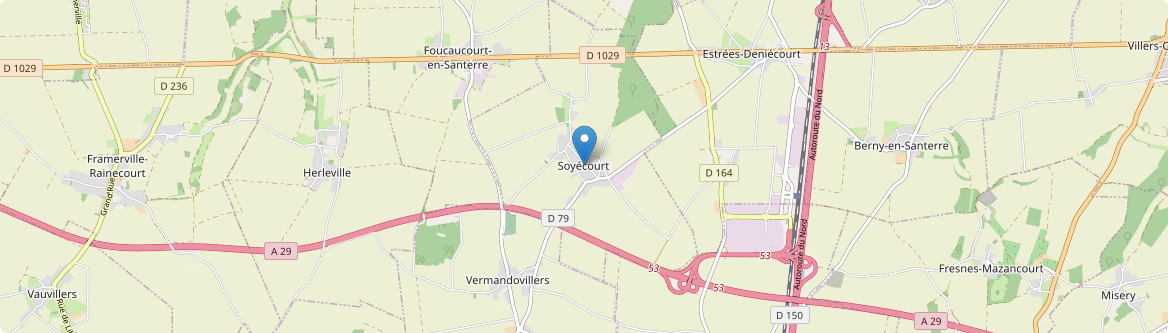 Soyécourt - Carte