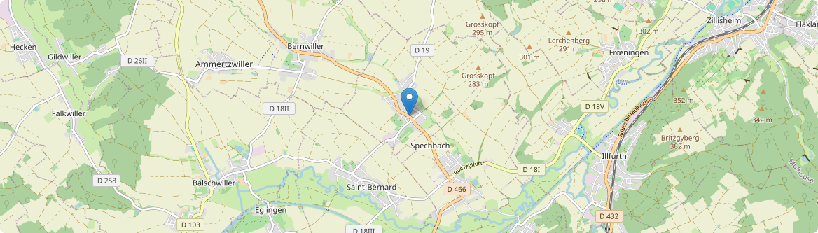 Spechbach - Carte