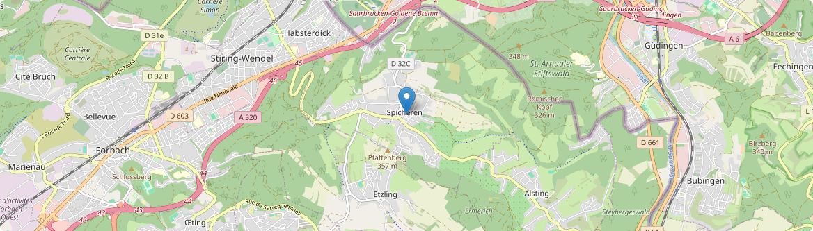 Spicheren - Carte