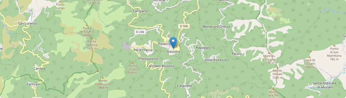 Stazzona - Carte