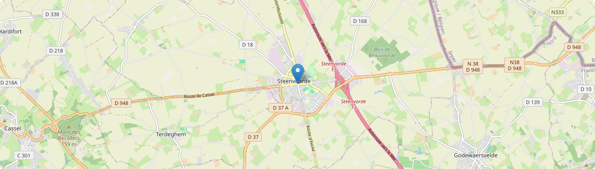 Steenvoorde - Carte