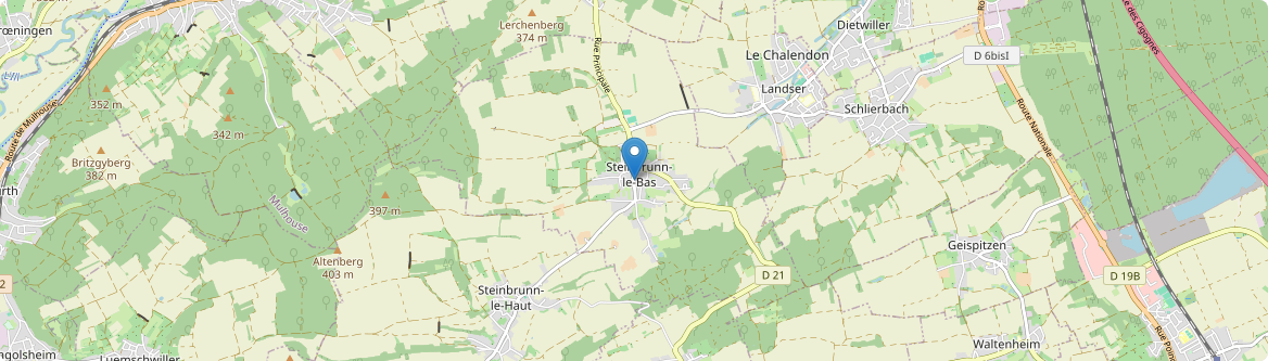 Steinbrunn-le-Bas - Carte