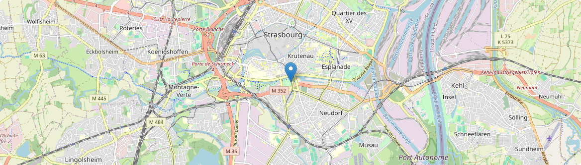 Strasbourg - Carte
