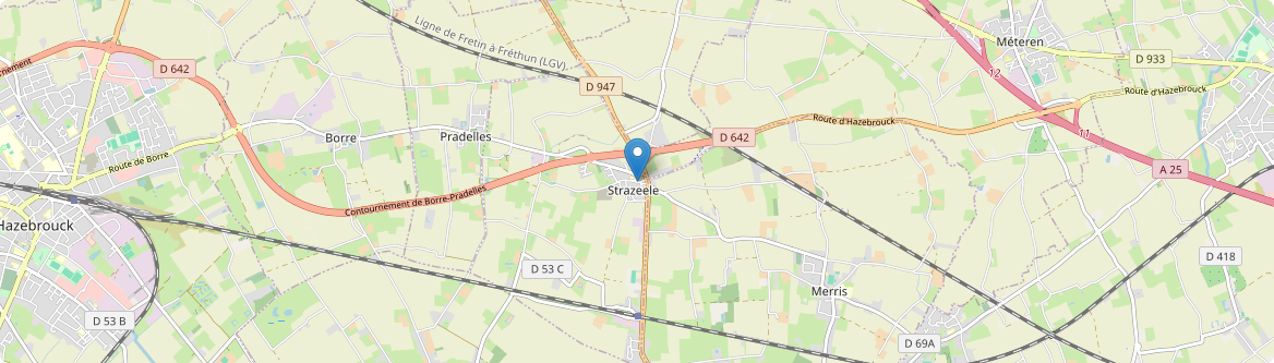 Strazeele - Carte