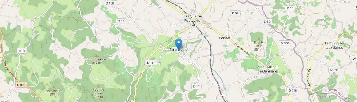 Strenquels - Carte