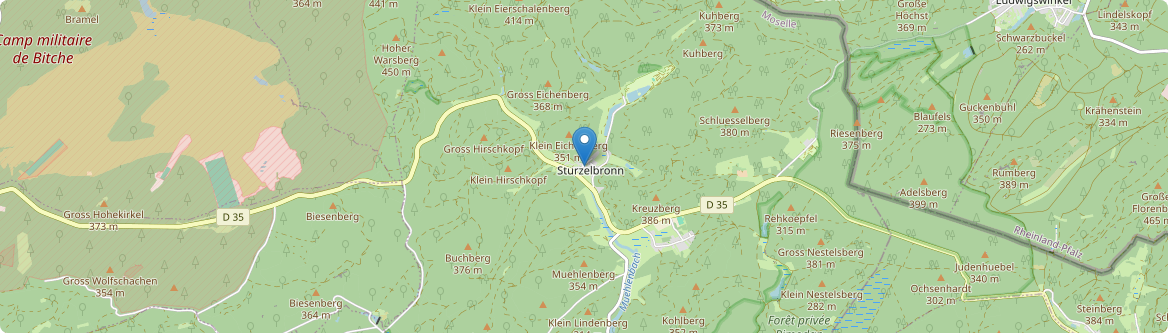Sturzelbronn - Carte