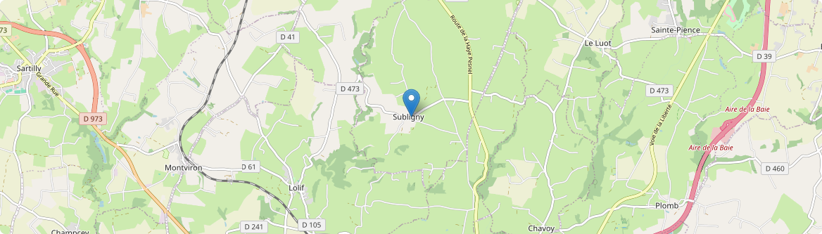 Subligny - Carte