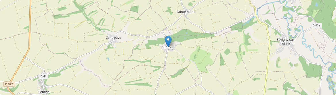 Sugny - Carte
