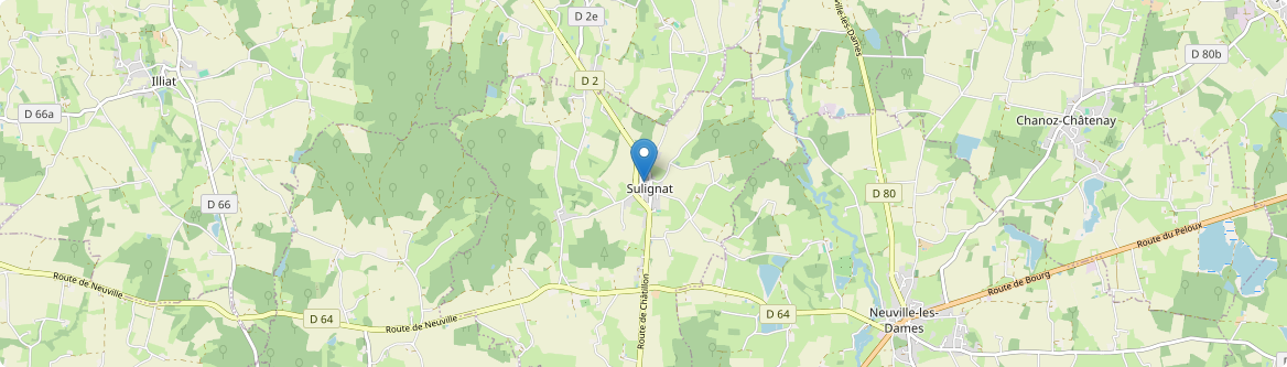 Sulignat - Carte