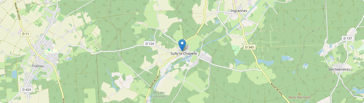 Sully-la-Chapelle - Carte