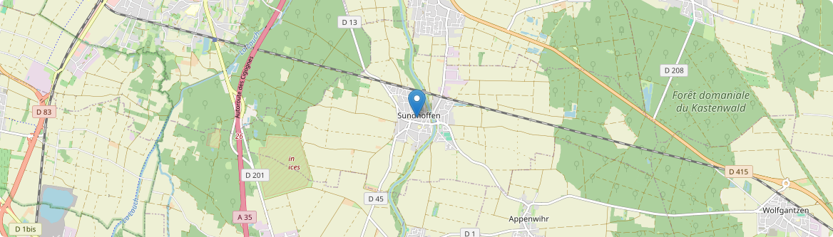 Sundhoffen - Carte