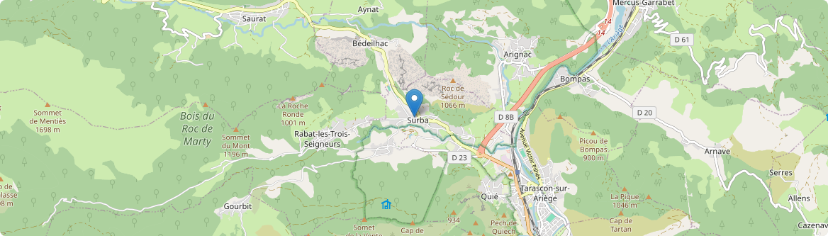 Surba - Carte