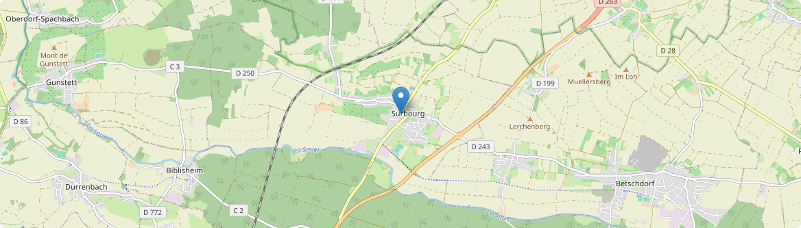 Surbourg - Carte