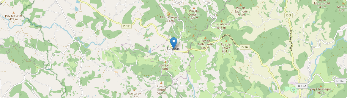 Surdoux - Carte
