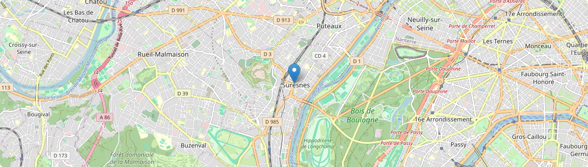 Suresnes - Carte