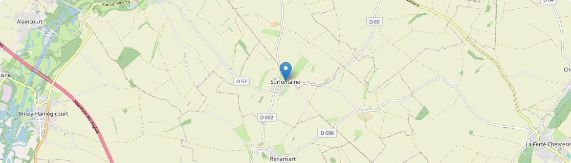 Surfontaine - Carte