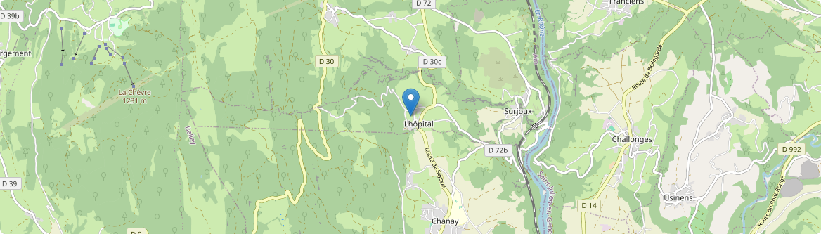 Surjoux-Lhopital - Carte