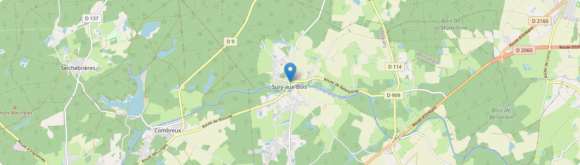 Sury-aux-Bois - Carte