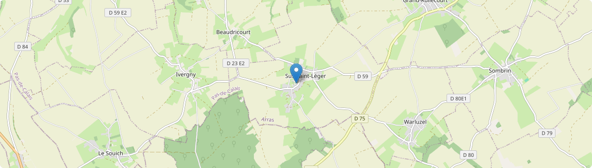 Sus-Saint-Léger - Carte