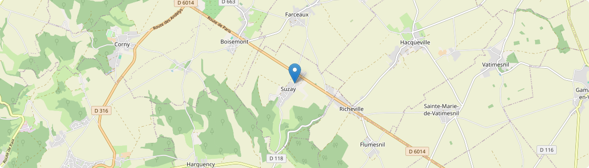Suzay - Carte