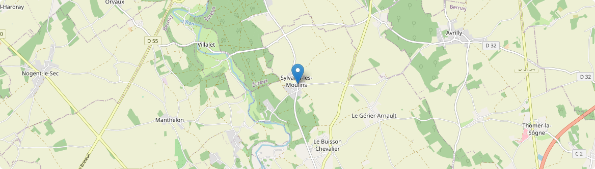 Sylvains-Lès-Moulins - Carte