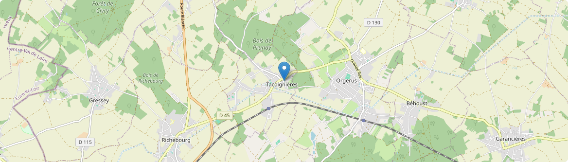 Tacoignières - Carte